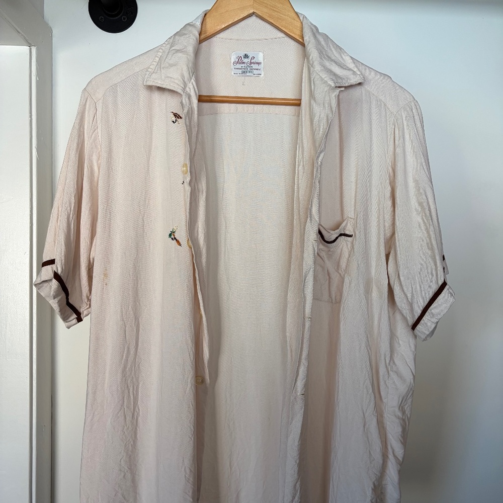 Authentic 1950s bowler shirt